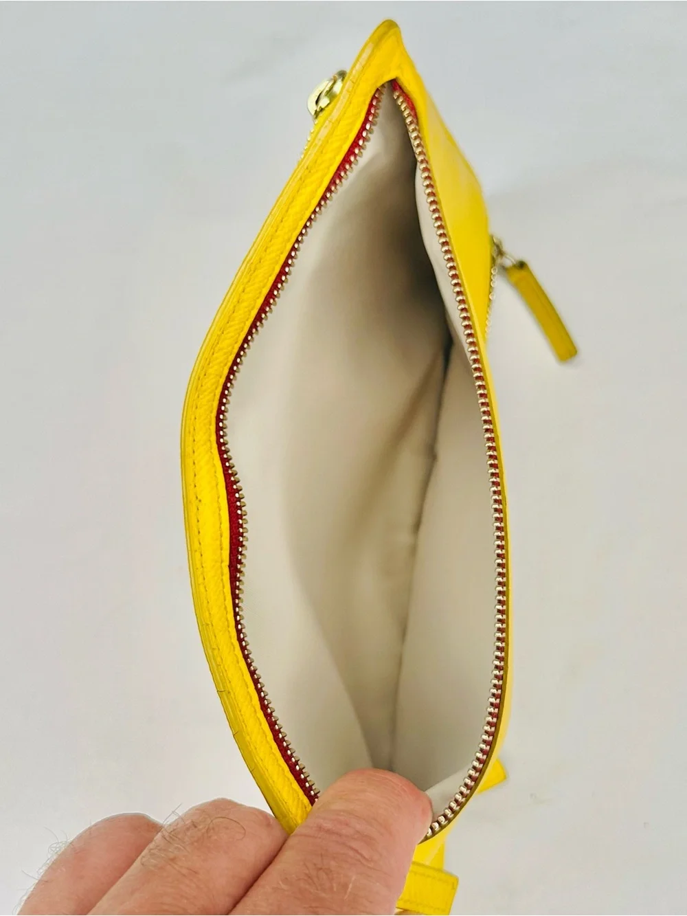 Smythson Panama Leather Multi-Zip Currency Case